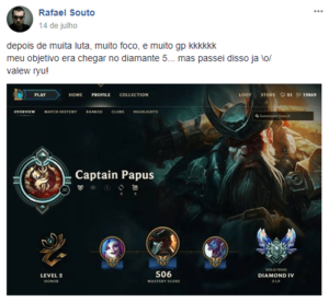 Subir de Elo Treinamento Diamante League Of Legends